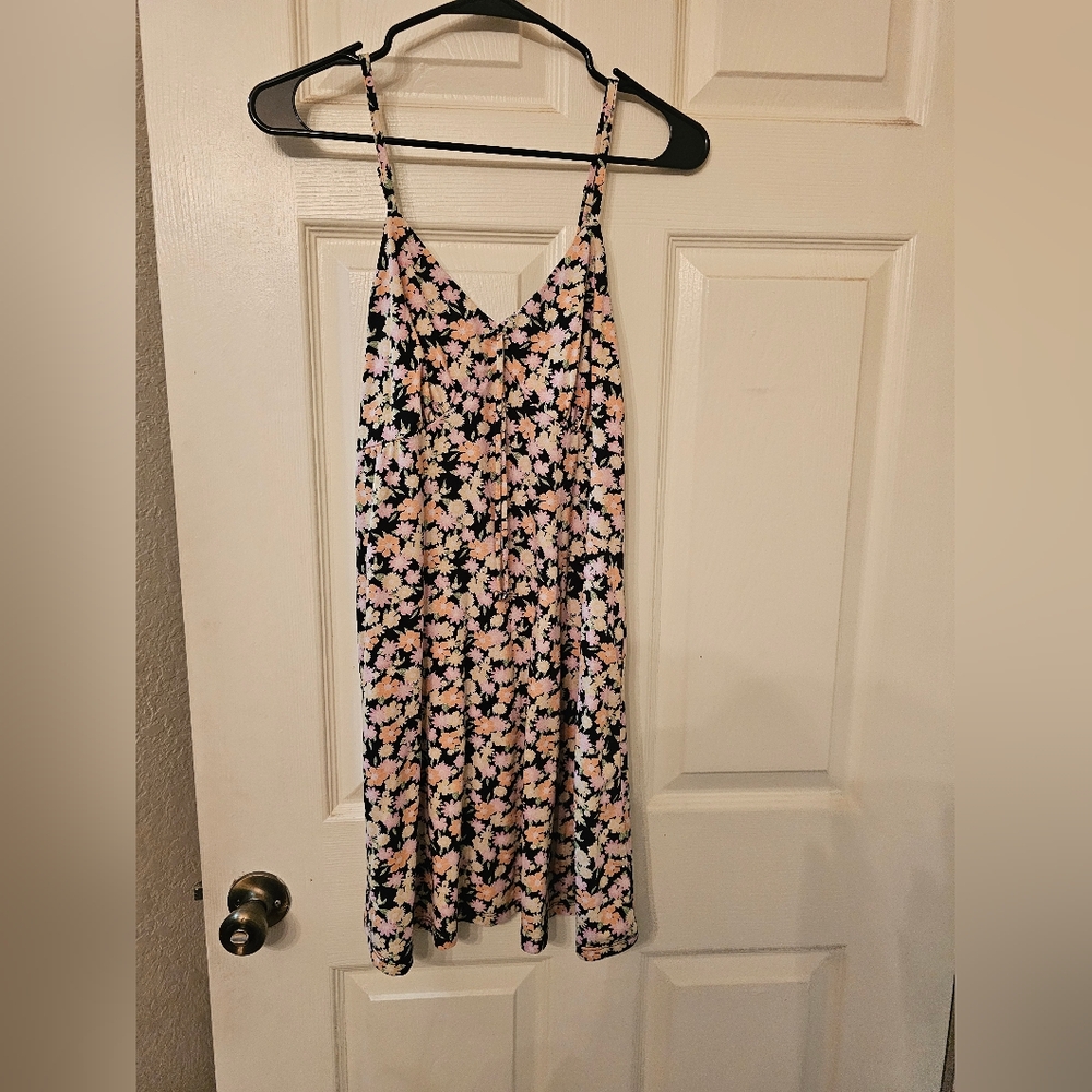 Floral Spaghetti Strap Dress